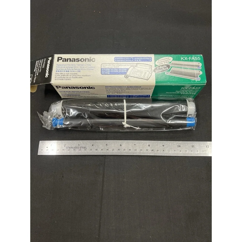 Genuine‎ Panasonic Ink Replacement Film KX-FA92 Open Box - ONLY 1 SEALED ROLL